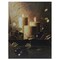 Northlight 32277549 LED Lighted Shimmering Gold Glittered Candles Christmas Canvas Wall Art - 15.75 x 12 in.